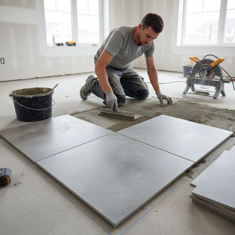 Slate Tile Floor Installation in Baltimore, MD
