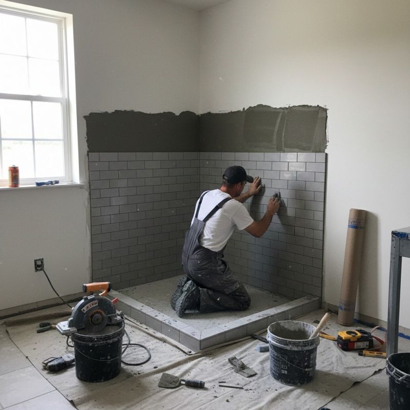 Tile Shower Pan Installation in Denver, CO