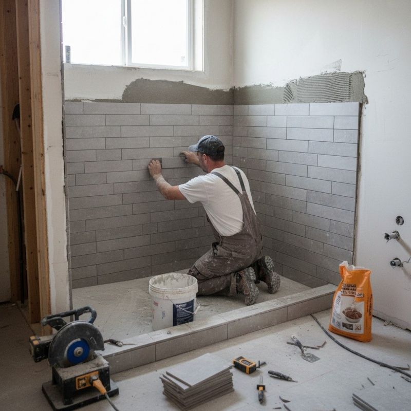 Tile Shower Floor Installation in Longmont, CO