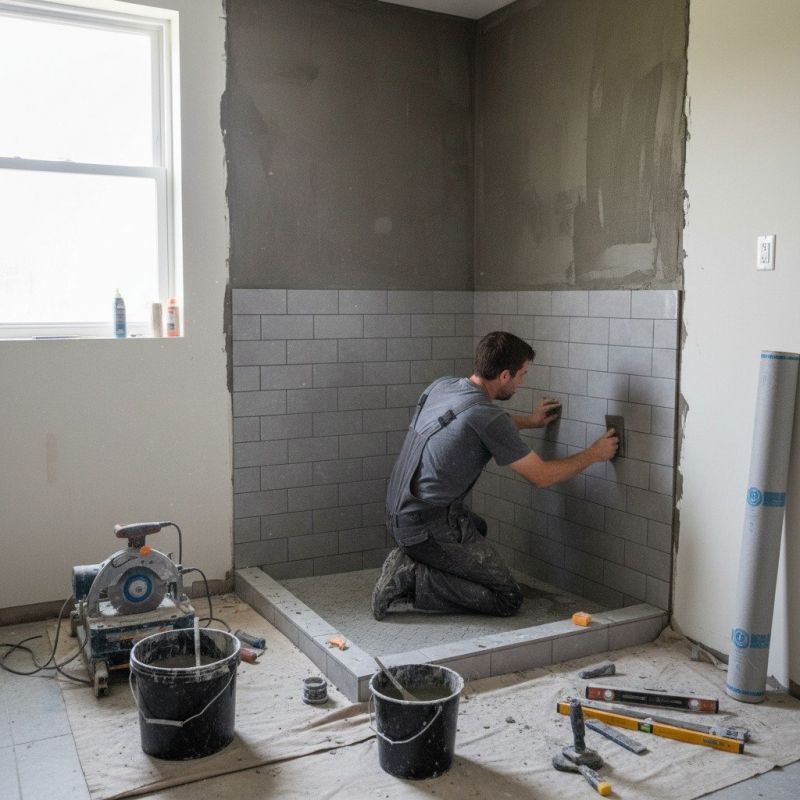 Tile Shower Pan Installation in Longmont, CO
